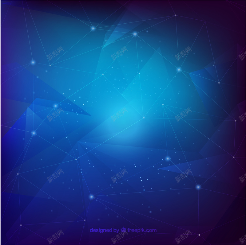 蓝色扁平背景矢量图ai设计背景_88icon https://88icon.com 几何 扁平 渐变 炫酷 线条忧伤蓝色 蓝色 矢量图