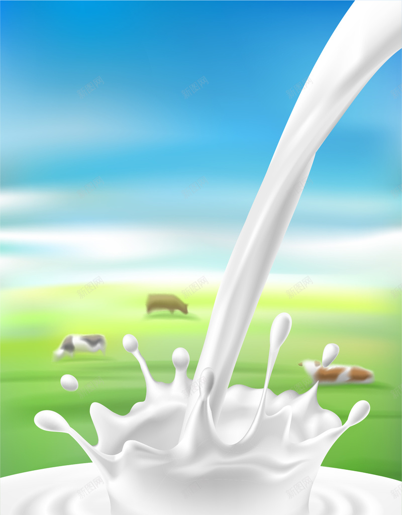矢量牛奶饮料背景ai设计背景_88icon https://88icon.com 商业 奶制品 奶牛 液体 牛奶 牛奶促销 牛奶宣传 牛奶广告 牛奶背景 白色 草原 饮料 饮料背景 矢量图