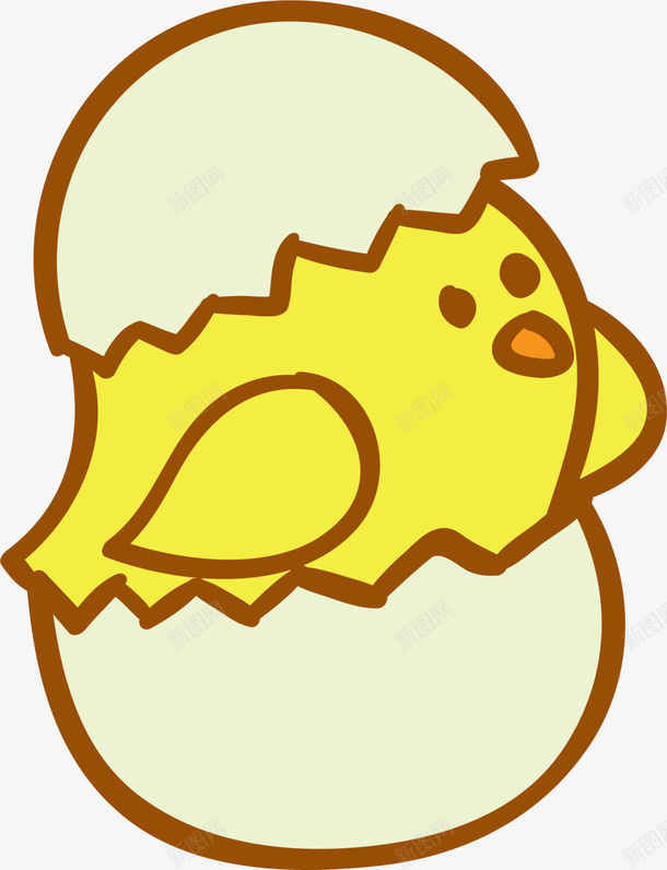 黄色卡通蛋壳小鸡png免抠素材_88icon https://88icon.com Easter Happy Q版小黄鸡 复活节 复活节彩蛋 复活节快乐 小黄鸡 蛋壳小鸡