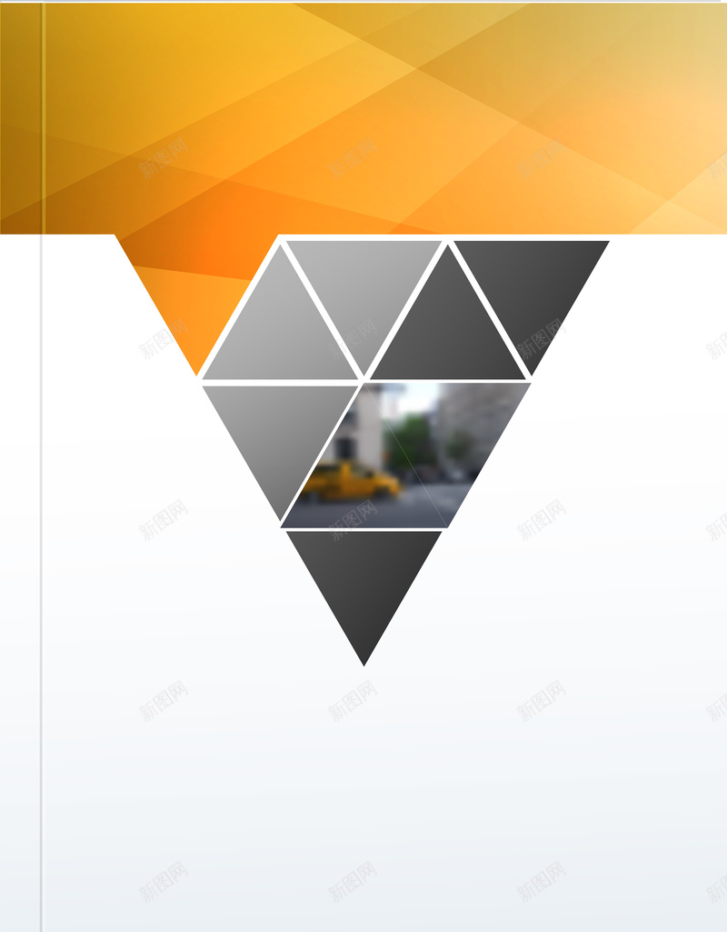 简约几何色块橙色三角模糊黑白画册海报矢量图ai设计背景_88icon https://88icon.com 三角 几何 模糊 橙色 海报 画册 简约 色块 黑白 矢量图