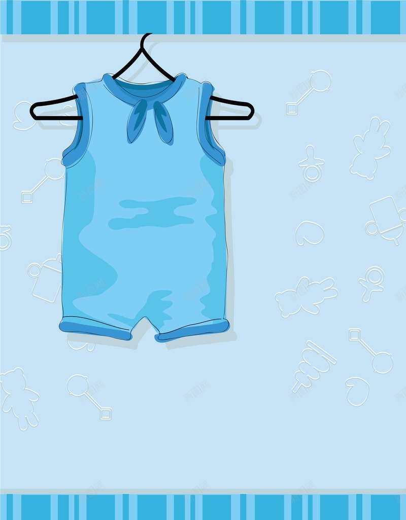 矢量卡通男童服装促销背景ai设计背景_88icon https://88icon.com 促销 儿童 卡通 婴儿 手绘 服装 母婴 海报 男童 矢量 背景 蓝色 销售 矢量图