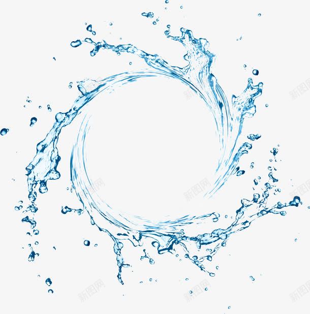 水的漩涡png免抠素材_88icon https://88icon.com 水 水流漩涡 漩涡 蓝色