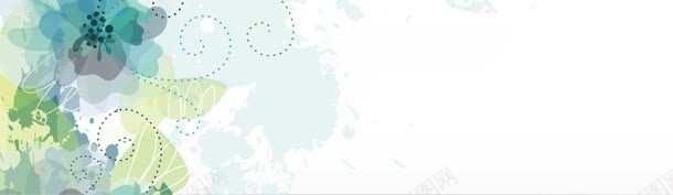 水墨画唯美清新背景bannerjpg设计背景_88icon https://88icon.com banner 唯美 水墨花 清新 背景
