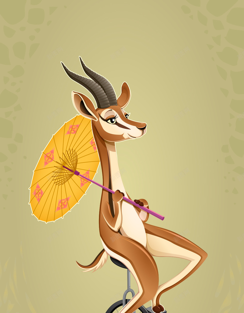 耍杂技的可爱动物矢量ai设计背景_88icon https://88icon.com 动物素材儿童插画 卡通动物 大象 拉提琴 杂技团动物 梅花鹿 狮子 童趣 长颈鹿 骑单车 矢量图