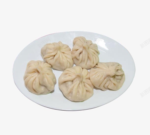 皮薄面包png免抠素材_88icon https://88icon.com 包子 白色 碟子 美食 面粉