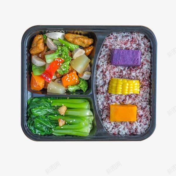 荤素搭配快餐png免抠素材_88icon https://88icon.com 玉米 粗粮 绿色 青菜