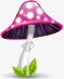 紫色蘑菇png免抠素材_88icon https://88icon.com 毒蘑菇 紫色蘑菇