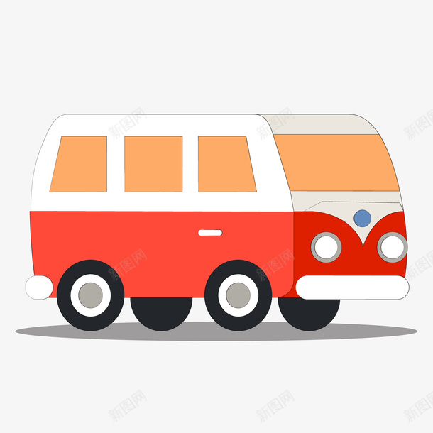 创意车辆矢量图ai免抠素材_88icon https://88icon.com 卡通 客车 扁平化 班车 车辆设计 矢量图