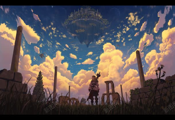 手绘漫画里的场景jpg设计背景_88icon https://88icon.com 场景 漫画