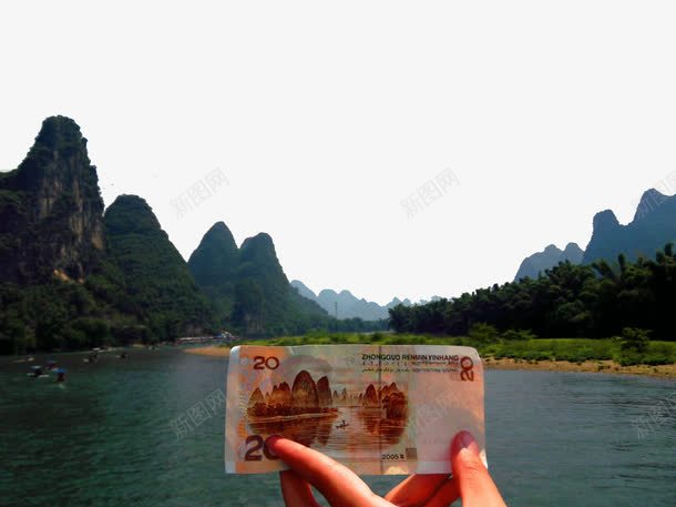 广西景点漓江png免抠素材_88icon https://88icon.com 广西景点 广西桂林漓江 旅游景区 漓江 著名景点