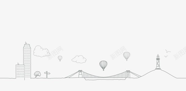 扁平手绘合成效果城市建筑png免抠素材_88icon https://88icon.com 合成 城市 建筑 扁平 效果