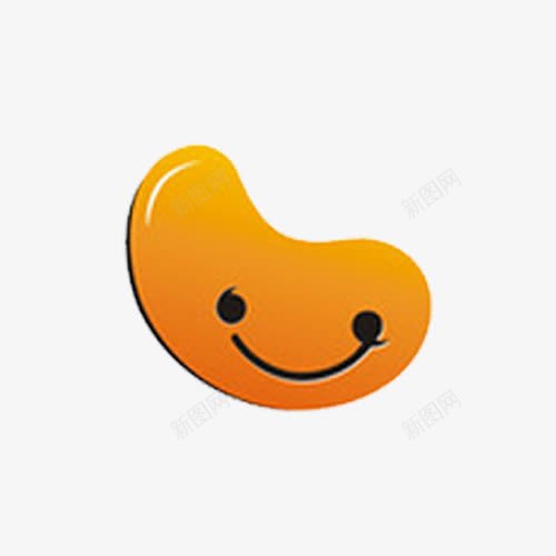 微笑的金豆png免抠素材_88icon https://88icon.com 卡通 微笑 豆子 金色 金豆