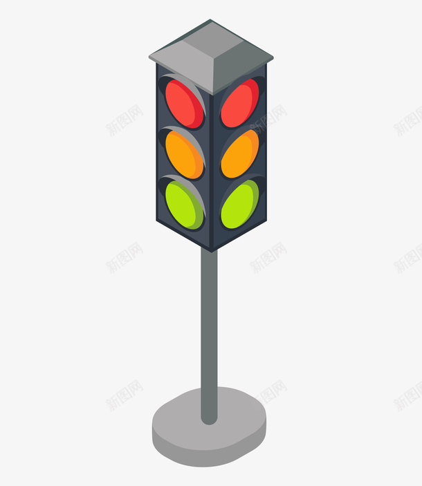 卡通红绿灯png免抠素材_88icon https://88icon.com 交通指示灯 免抠图 扁平化的红绿灯 抠图 插画 红灯停绿灯行 红绿灯 装饰画