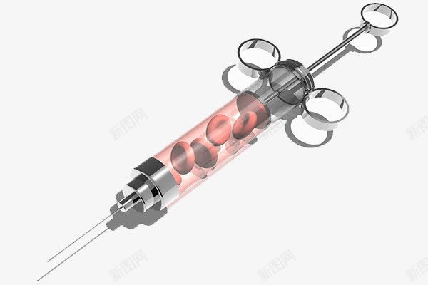血小板注射器png免抠素材_88icon https://88icon.com 医疗 基因检测 血液 针筒