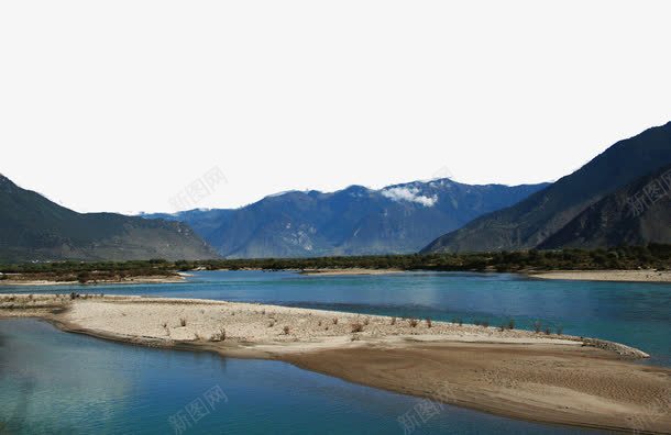 尼洋河风景图png免抠素材_88icon https://88icon.com 尼洋河风景图 旅游景区 林芝尼洋河 著名景点