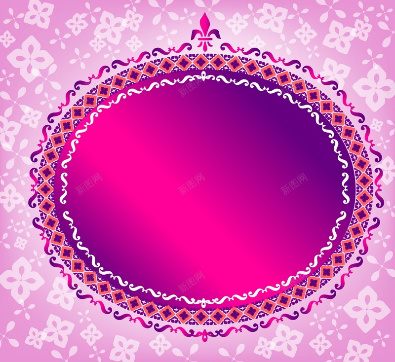 花纹圆环矢量图ai设计背景_88icon https://88icon.com 圆环 红色 纹理 花纹 质感 矢量图