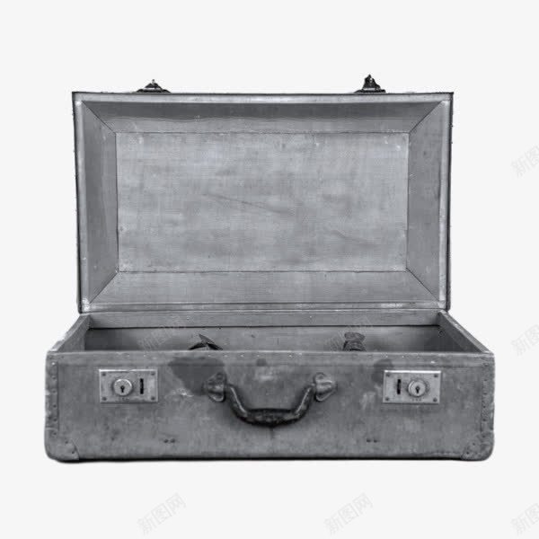 灰色行李箱png免抠素材_88icon https://88icon.com 打开行李箱 海盗 灰色 箱子 行李箱