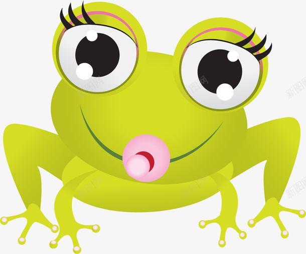 长睫毛青蛙png免抠素材_88icon https://88icon.com 动画青蛙 卡通蛙 卡通青蛙 可爱的青蛙 睫毛 蛙类