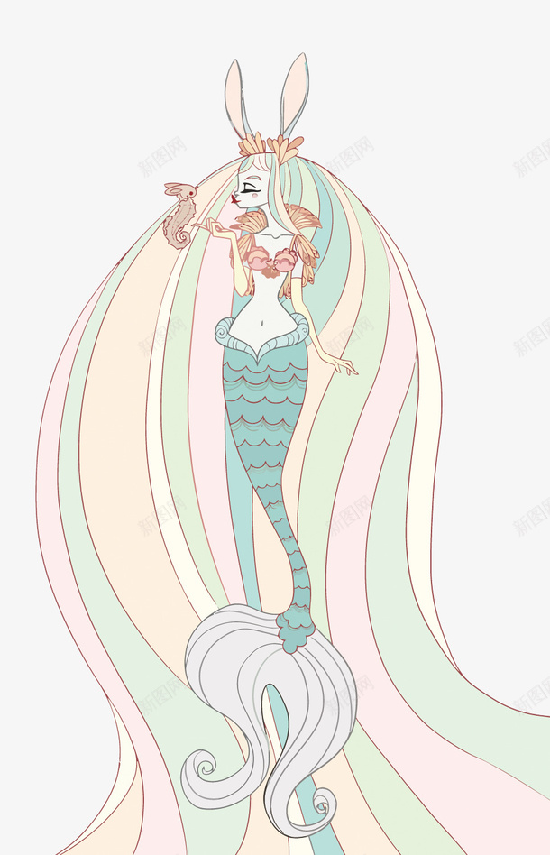 美人鱼矢量图eps免抠素材_88icon https://88icon.com 卡通 手绘 矢量图 矢量美人鱼 童话 美人鱼 美人鱼PNG矢量图 美人鱼免扣PNG图 美人鱼公主 美人鱼图案