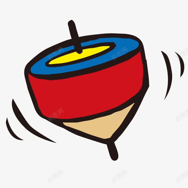 彩色的卡通陀螺装饰png免抠素材_88icon https://88icon.com 免抠图 卡通陀螺 效果图 装饰图 装饰画 陀螺