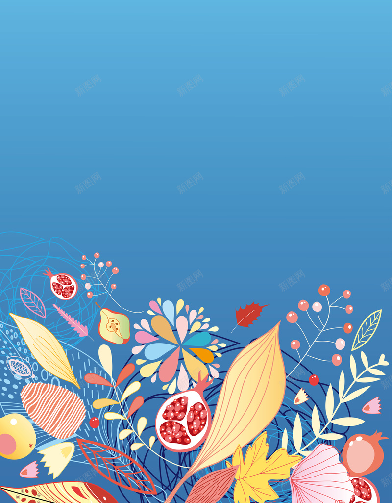 蓝色深海植物背景矢量图ai设计背景_88icon https://88icon.com 植物 植物素材 深海 蓝色 矢量图