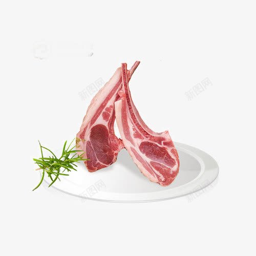 羊业羔羊单骨肋排png免抠素材_88icon https://88icon.com 产品实物 法式羊排 羊排 羊肋