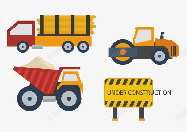 货车标志矢量图eps免抠素材_88icon https://88icon.com 压路机 施工标志 矢量货车 货车 矢量图