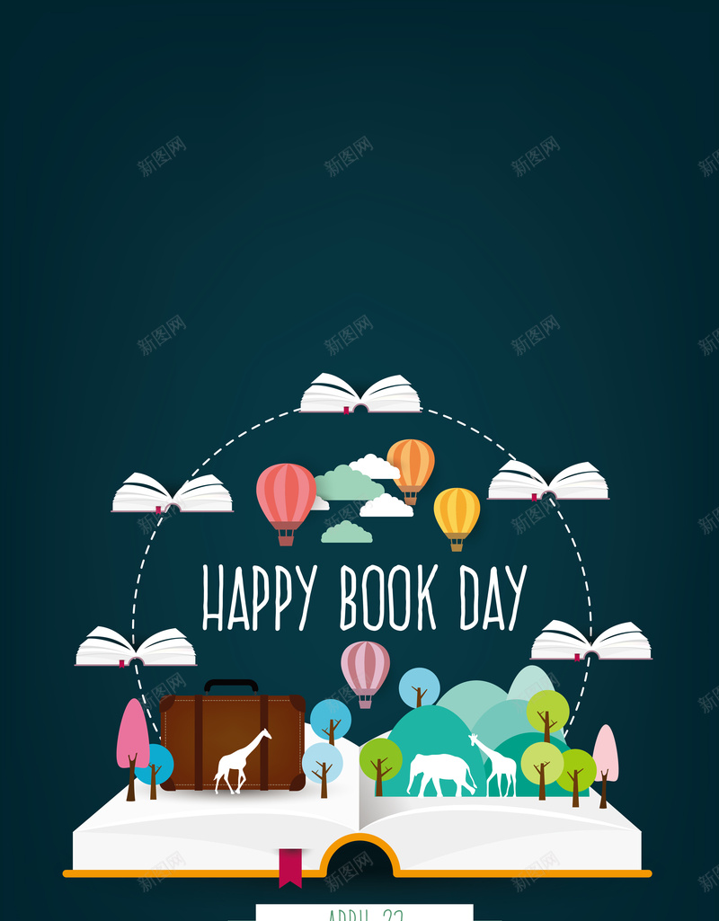 世界读书日海报背景矢量图ai设计背景_88icon https://88icon.com 世界 书本 图书 城市 学习 开心 气球 海报 矢量 素材 背景 艺术字 蓝色 读书日 矢量图