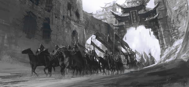 出征大将历史铅画jpg设计背景_88icon https://88icon.com 出征 历史 大将