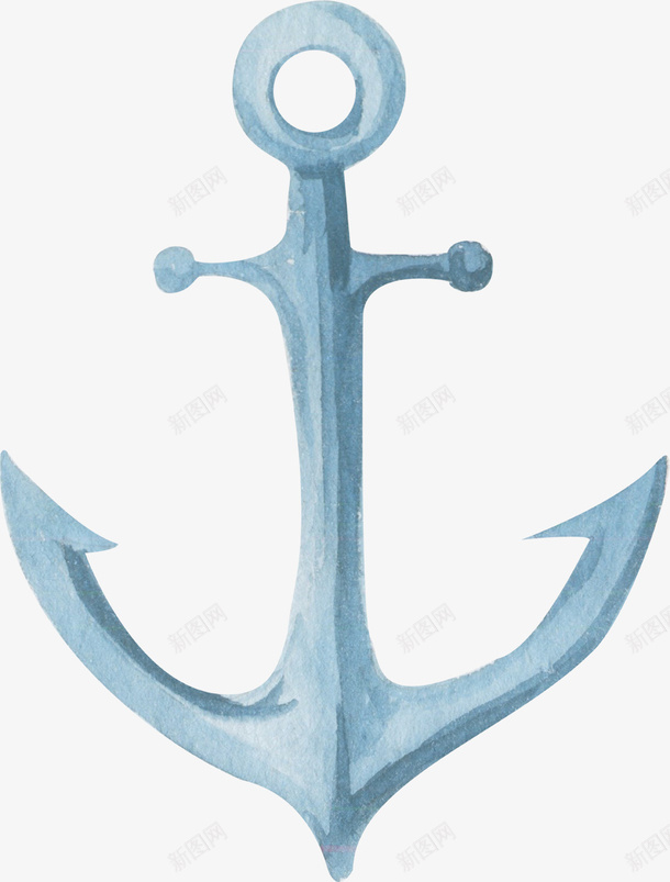 蓝色手绘的鱼钩png免抠素材_88icon https://88icon.com 卡通手绘 手绘鱼钩 蓝色 蓝色鱼钩 装饰图 鱼钩