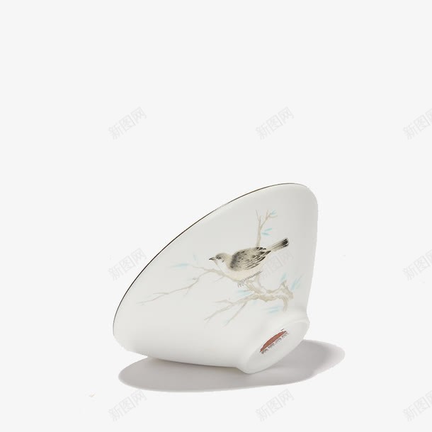 景德镇手绘定窑斗笠杯png免抠素材_88icon https://88icon.com 产品实物 免费png图片 功夫茶具 品杯 品茗杯 陶瓷