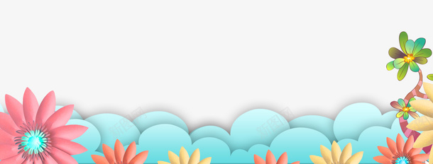 超好看的花边png免抠素材_88icon https://88icon.com 底边 背景 花边 装饰
