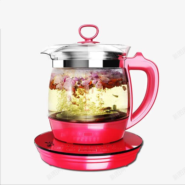分体养生壶png免抠素材_88icon https://88icon.com 产品实物 养生 花茶