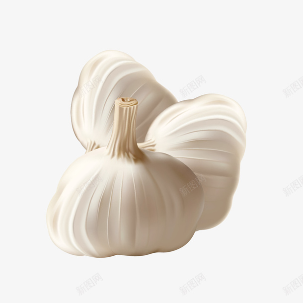 卡通白色大蒜矢量图ai免抠素材_88icon https://88icon.com 大蒜 大蒜设计 白色 紫皮大蒜 蒜米 蒜米设计 食材 食物设计 矢量图