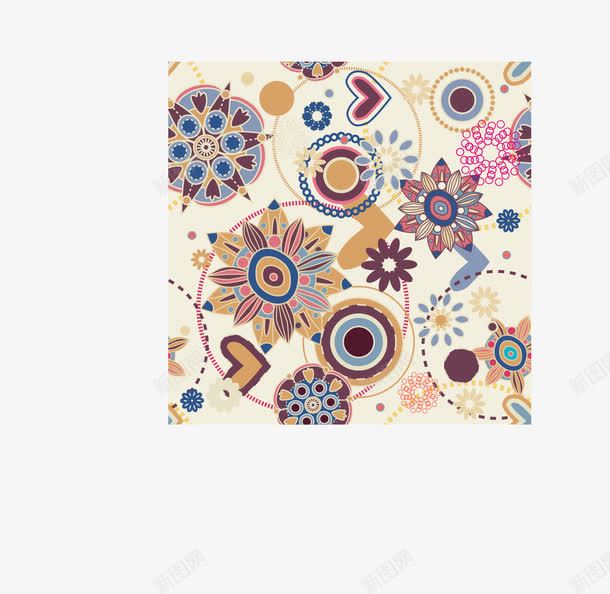 手绘花型图案png免抠素材_88icon https://88icon.com 图案 手绘 花型