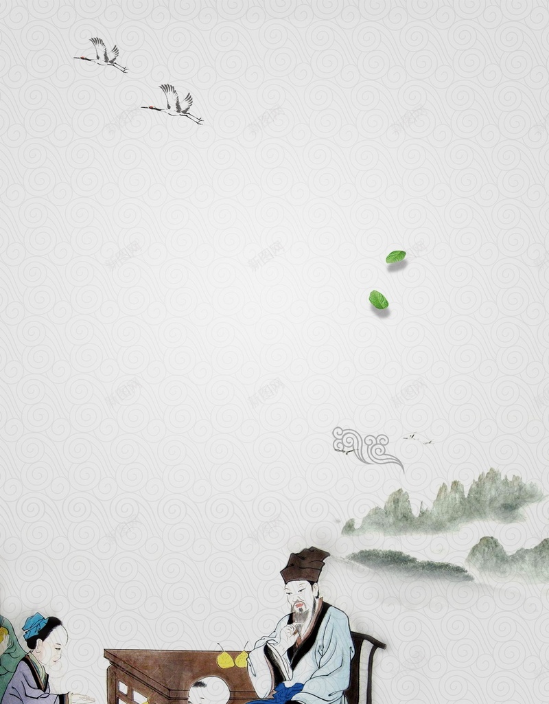 孔融让梨背景模板psd设计背景_88icon https://88icon.com PSD 中国风 人物 孔融让梨 小朋友 平面 广告 成语 手绘 模板 海报 素材 背景