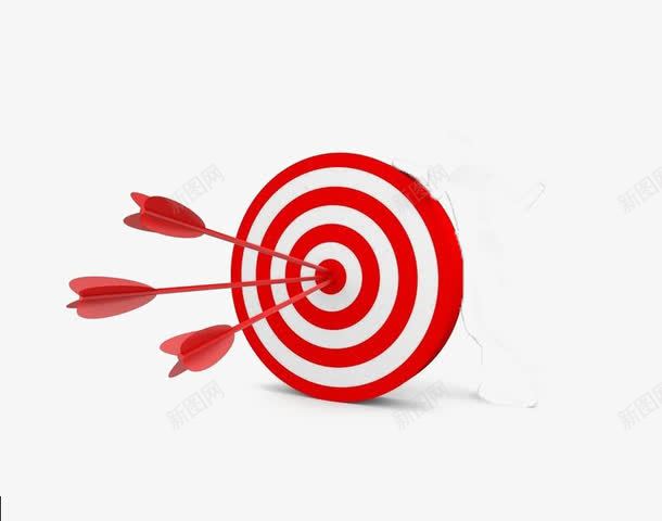 红色靶子png免抠素材_88icon https://88icon.com 圆形 圆形标靶 标靶 白色 红色 飞镖