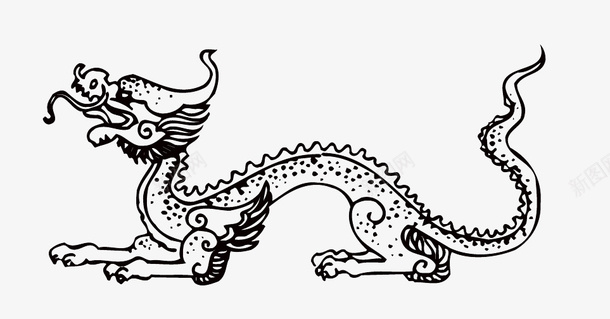 中国风龙图案37png免抠素材_88icon https://88icon.com 中国风 图案 纹样 龙