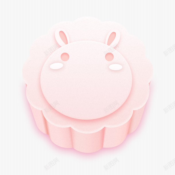 粉色的月饼png免抠素材_88icon https://88icon.com png图形 png装饰 手绘 月饼 粉色 装饰