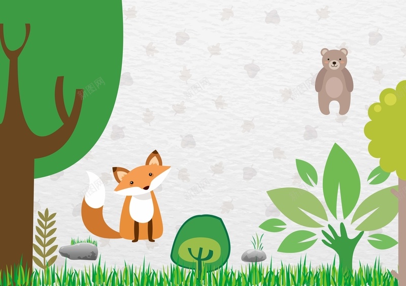 卡通矢量植树节海报背景模板ai设计背景_88icon https://88icon.com 312 动物 卡通 插画 早春 植树节 海报 环保 矢量 背景 矢量图