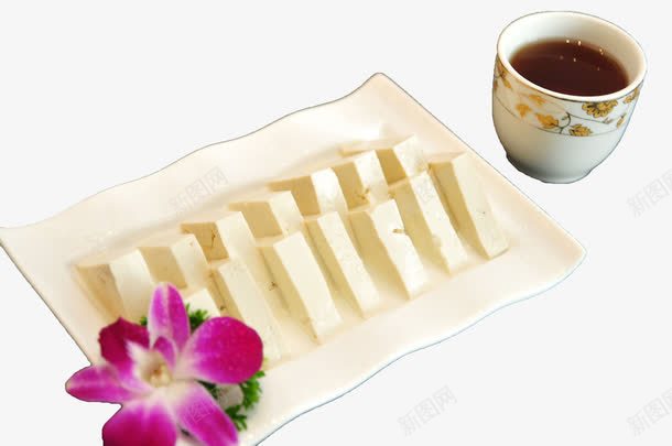 一盘切好的白色嫩豆腐png免抠素材_88icon https://88icon.com 嫩豆腐 沾酱 白色 盘子 素食 花卉 豆制品 豆腐 食材 食物