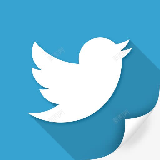 蓝色按钮通信笨蛋推特社会网络png免抠素材_88icon https://88icon.com Blue button communication twit twitter 按钮 推特 笨蛋 蓝色 通信