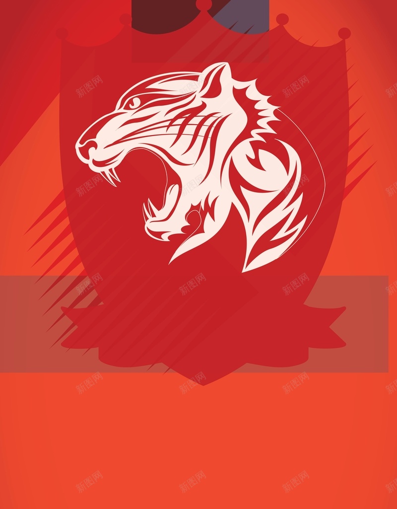 红色狮子头像背景矢量图ai设计背景_88icon https://88icon.com AI 忧伤 手绘 海报 狮子 矢量素材 红色 背景 高清背景设计图 矢量图