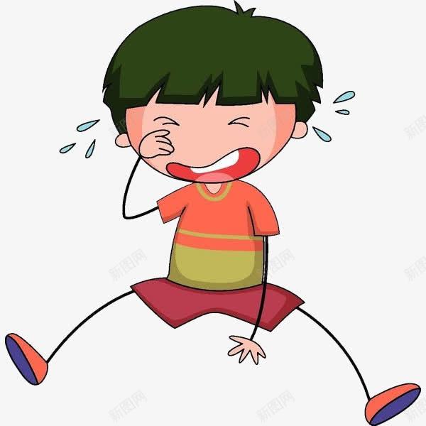 哭啼的男孩png免抠素材_88icon https://88icon.com 卡通 可爱 哭啼的 坐着的 坐着的小朋友 小男孩 泪水 简笔