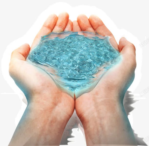 掬一捧水png免抠素材_88icon https://88icon.com 双手 掬一捧水 水 液体