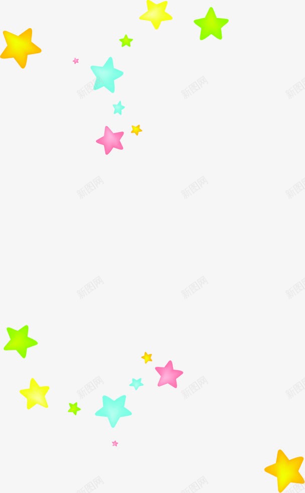 绿色卡通彩色五角星装饰png免抠素材_88icon https://88icon.com 五角星 卡通 彩色 绿色 装饰