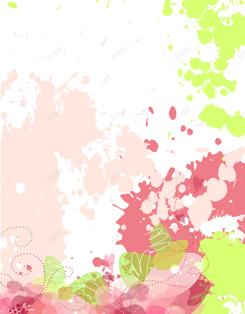 水彩粉色浪漫女生可爱风格背景矢量图ai设计背景_88icon https://88icon.com 三八妇女节 可爱风 女生 梦幻背景 植物背景 水彩花朵 浪漫背景 浪漫风格 花朵 矢量图