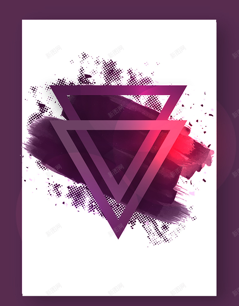 几何擦色背景图矢量图ai设计背景_88icon https://88icon.com 几何 大气 扁平 擦色 海报 渐变 紫色 矢量图