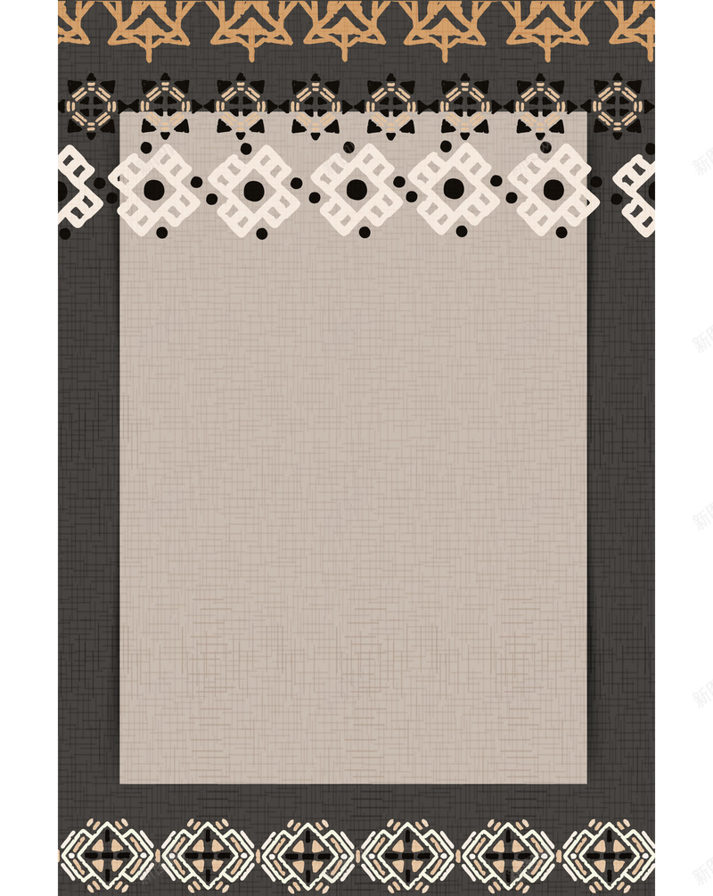 古风花纹简约边框平面广告矢量图ai设计背景_88icon https://88icon.com 古风 平面广告 新品上市 格子 简约边框 纹理 花纹 边框 矢量图