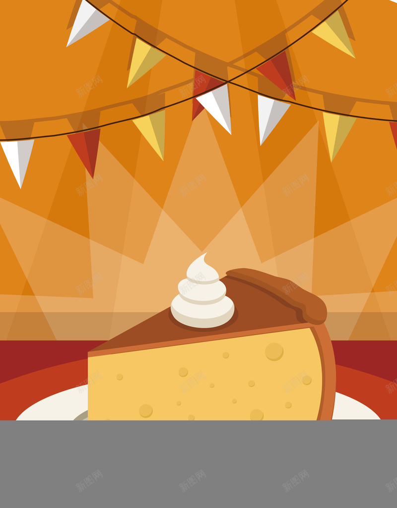 甜品店下午茶宣传展板矢量图ai设计背景_88icon https://88icon.com 下午茶 几何 几何背景 开心 彩旗 扁平 渐变 狂欢 甜品店 蛋糕 矢量图